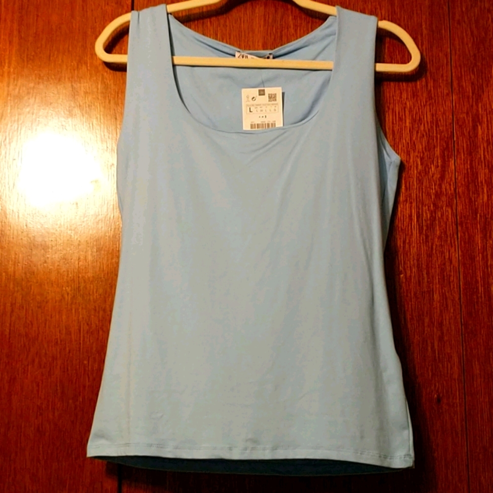 Zara Baby Blue Tank Top